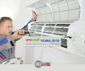 Catalogo Klima 2018, Arnocanali, REI, condizionamento, promozione, insatllatori