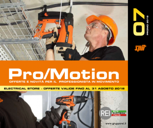 Pro/Motion, SPit, promozioni, materiale elettrico, Gruppo REI