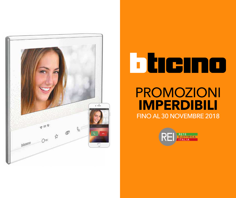 Bticino, promozioni, distributori rei