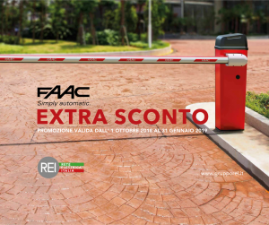 barriera elettromeccanica B614, gruppo rei