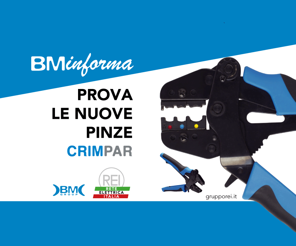pinze, REI, CRIMPAR, matrici, promozioni BM,
