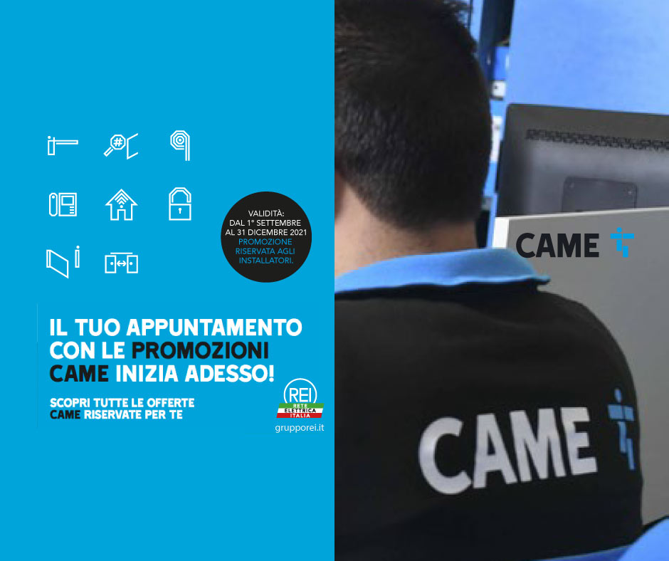 CAME promozioni autunno 2021